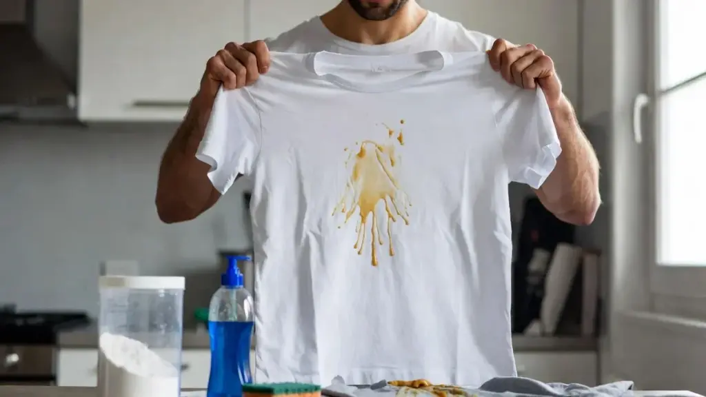 Comment enlever les taches de graisse de cuisine sur les vêtements
